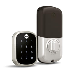 Yale Security Keyless Entry Touchscreen Deadbolt  Unlock Using Your Entry Code  No app or connectivity  Satin Nickel
