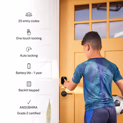 Yale Security Keyless Entry Touchscreen Deadbolt  Unlock Using Your Entry Code  No app or connectivity  Satin Nickel