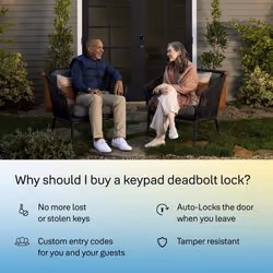Yale Security Keyless Entry Touchscreen Deadbolt  Unlock Using Your Entry Code  No app or connectivity  Satin Nickel