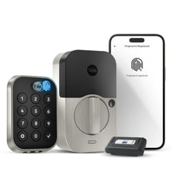 Yale Assure Lock 2 Touch Deadbolt Satin Nickel Key-Free Smart Entry Door Lock with Z-Wave (ZW3) Connected Touchscreen Keypad for Code Entry and Remote