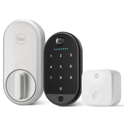 Yale Approach Lock with Wi-Fi + Keypad Touch - Keyless Entry Touchscreen deadbolt  Smart Bluetooth keypad - Silver