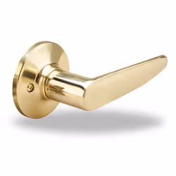 Yale Edge Series Alpharetta Dummy Lever in Polished Brass