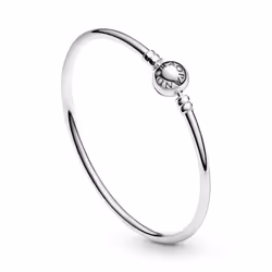 PANDORA Sterling Silver Bangle Bracelet  8.3 IN