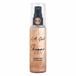 L.A. Girl Shimmer Spray Rose Gold, Makeup setting spray, 80 ml, Women, Illuminating, Universal skin