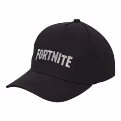 FORTNITE Baseball Cap for Boys  Quality Made Boys Hat and Fitted Cap  Flatbrim Baseball Hat with Sleek Design Black Silver