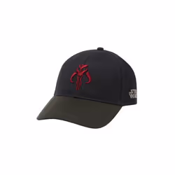 Star Wars 851324 Boba Fett the Mandalorian Embroidered Snapback Hat, Black