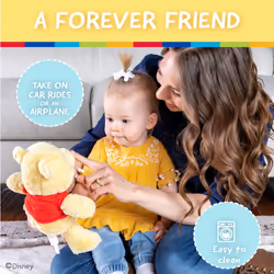 Kids Preferred Disney Baby Winnie the Pooh and Friends Stuffed Animal with Jingle and Crinkle  Pooh 12