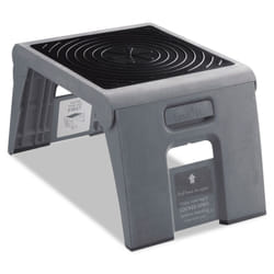cramer 50051PK82 Folding Step Stool  300lb cap  14w x 11 14d x 9 34h  Slate