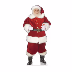Cardboard People Ho! Ho! Santa Life Size Cardboard Cutout Standup