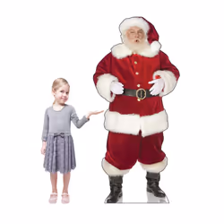 Cardboard People Ho! Ho! Santa Life Size Cardboard Cutout Standup