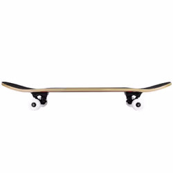 Krown Rookie Checker Skateboard, Black/Red, 7.75"