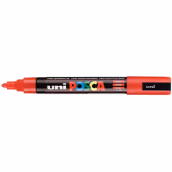 POSCA - uni-ball Mitsubishi Pencil - 8 PC5M Markers - Conical Tip - Classic Colors - Posca Medium Tip - Water Based Paint Markers - Any Support - For