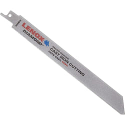 Lenox 10833800RDG Reciprocating Saw Blade "Diamond", 0 V, Silver