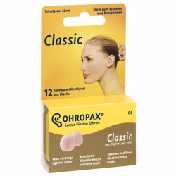 Classic Wax Mouldable Earplugs 3 Packs (18 Pairs)