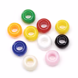 Pony Beads Bead Pony Opaque 480 Pack  Multicolor
