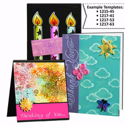 Darice Embossing Folder  STD  Falling Leaves
