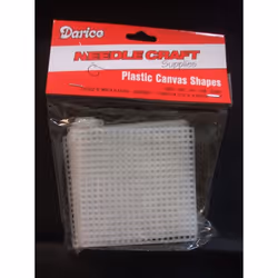 Darice 3" (7.6cm) Plastic Canvas Squares - Pack of 10
