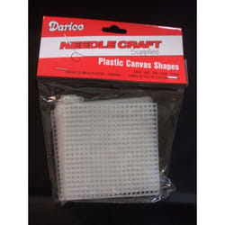 Darice 3" (7.6cm) Plastic Canvas Squares - Pack of 10