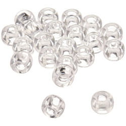 Darice Crystal Dia Pony Craft Projects for All Ages Jewelry  Ornaments  Key Chains  Hair Round Plastic Center Hole  9mm Diameter  720 Beads Per Bag  C