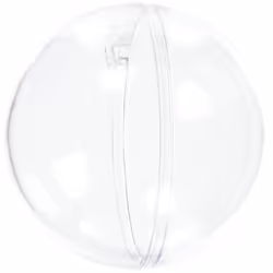 Darice Plastic Fillable Ornament Ball 60mm Clear
