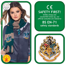 Rubie's Official Harry Potter House Deluxe Scarf, Costume Accessory Adults / Childs One Size