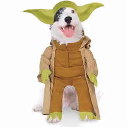 Rubie's Official Yoda Dog Fancy Dress Star Wars Scifi Film Pet Puppy Animal Halloween Costume