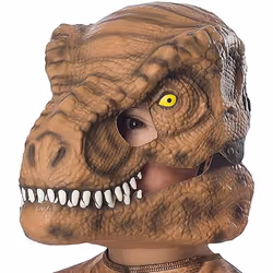 Rubie's Jurassic World Fallen Kingdom Tyrannosaurus Rex Dinosaur Mask with Movable Jaw, One size - no