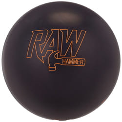 Hammer Raw Bowling Ball- Black 16lbs (60-106526-936)
