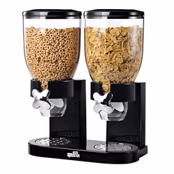 Zevro /GAT200 Indispensable Dry Food Dispenser Dual Control Black/Ch