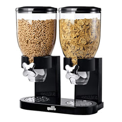 Zevro /GAT200 Indispensable Dry Food Dispenser  Dual Control  Black/Ch