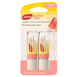 Carmex Comfort Care Lip Balm Stick with Colloidal Oatmeal in Watermelon Blast - 0.15 OZ  2 Count