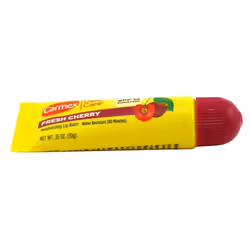 Carmex Lip Balm Tube Fresh Cherry SPF#15 0.35 Ounce (12 Pack)