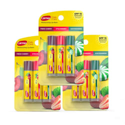 Carmex Daily Care Moisturizing Lip Balm Sticks  SPF 15  Multi-Flavor Lip Balm Pack  9 Count (3 Packs of 3)
