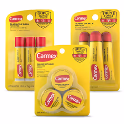 Carmex Medicated Lip Balm Variety Pack  Lip Moisturizer for Dry  Chapped Lips: Carmex Classic Sticks 0.15oz  3 count  Carmex  ...