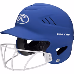 Rawlings | COOLFLO HIGHLIGHTER Batting Helmet | Face Guard Included | One Size Fits Most 6 1/2""""-7 1/2"""" | Matte Columbia Blue