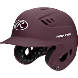 Rawlings R16 Velo Senior Batting Helmet  Matte Maroon