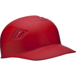 Rawlings Coolflo Matte Style Alpha Sized Base Coach Helmet, Scarlet, Medium