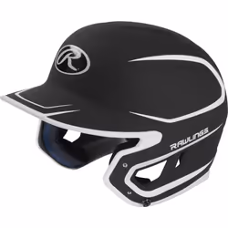 Rawlings | MACH Batting Helmet | Matte Black/White | Senior (6 7/8"" - 7 5/8"")