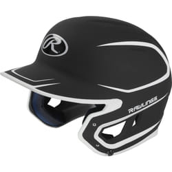 Rawlings | MACH Batting Helmet | Matte Black/White | Senior (6 7/8"" - 7 5/8"")