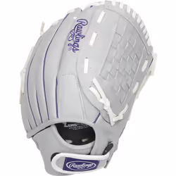 Rawlings girls 12.5 inch Softball Glove  Purple/Grey/White  US