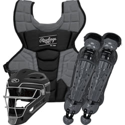 Rawlings | VELO 2.0 Catcher's Set | Baseball | Youth Ages 12 & Under | Black/Graphite