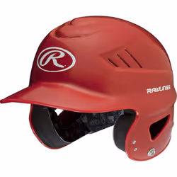 Rawlings | COOLFLO Batting Helmet | 6 1/2"""" - 7 1/2"""" One Size Fits Most | Scarlet