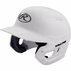 Rawlings | MACH Batting Helmet | Matte White | Senior (6 7/8"" - 7 5/8