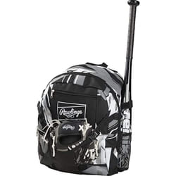 Rawlings  REMIX Baseball & Softball Equipment Bag  T-Ball / Rec / Travel  Backpack - Black