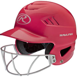 Rawlings | COOLFLO HIGHLIGHTER Batting Helmet | Face Guard Included |
