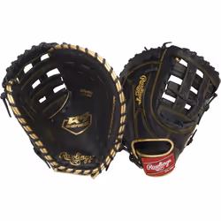Rawlings | R9 Baseball First Base Mitt | 12.5"" |Modified Pro H Web |