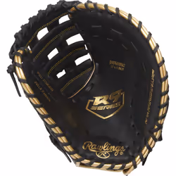 Rawlings | R9 Baseball First Base Mitt | 12.5"" |Modified Pro H Web |