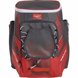Rawlings | IMPULSE Backpack Equipment Bag | Baseball/Softball | Scarle