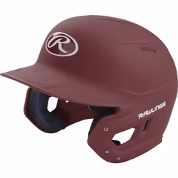 Rawlings MACH Baseball Batting Helmet Senior Matte Maroon