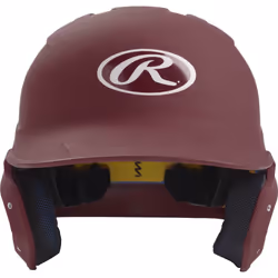 Rawlings MACH Baseball Batting Helmet  Senior  Matte Maroon